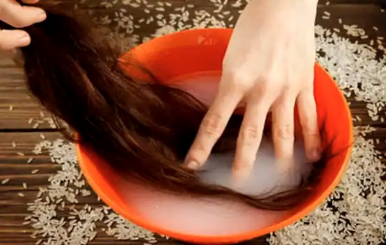 Regrow hair with rice water