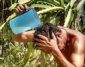 How to use rice water